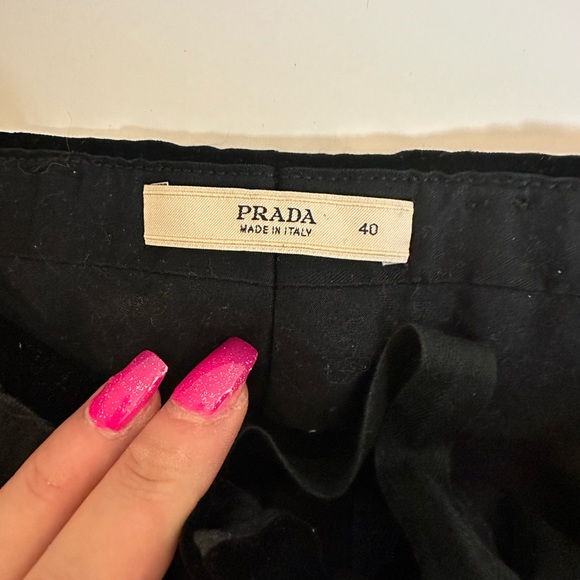 Prada Velvet Tuxedo Trousere size 40 like new - Picture 5 of 10